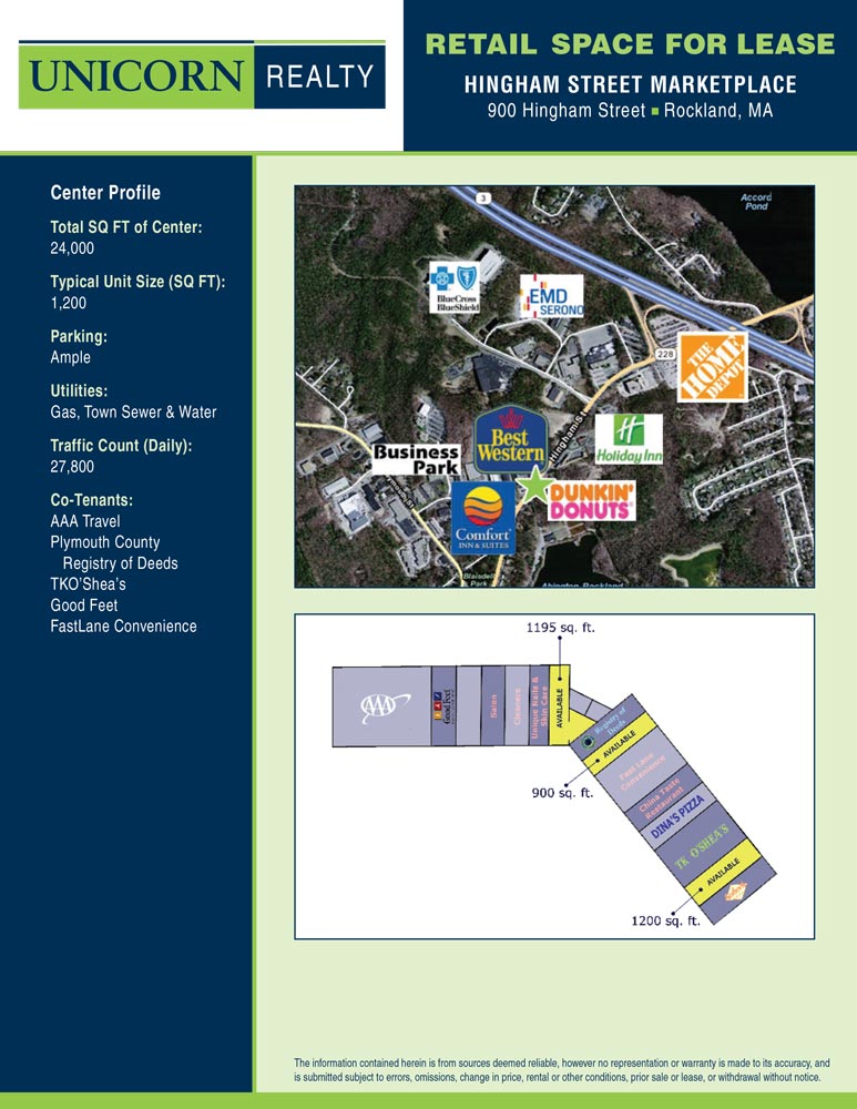 hingham 900 info sheet